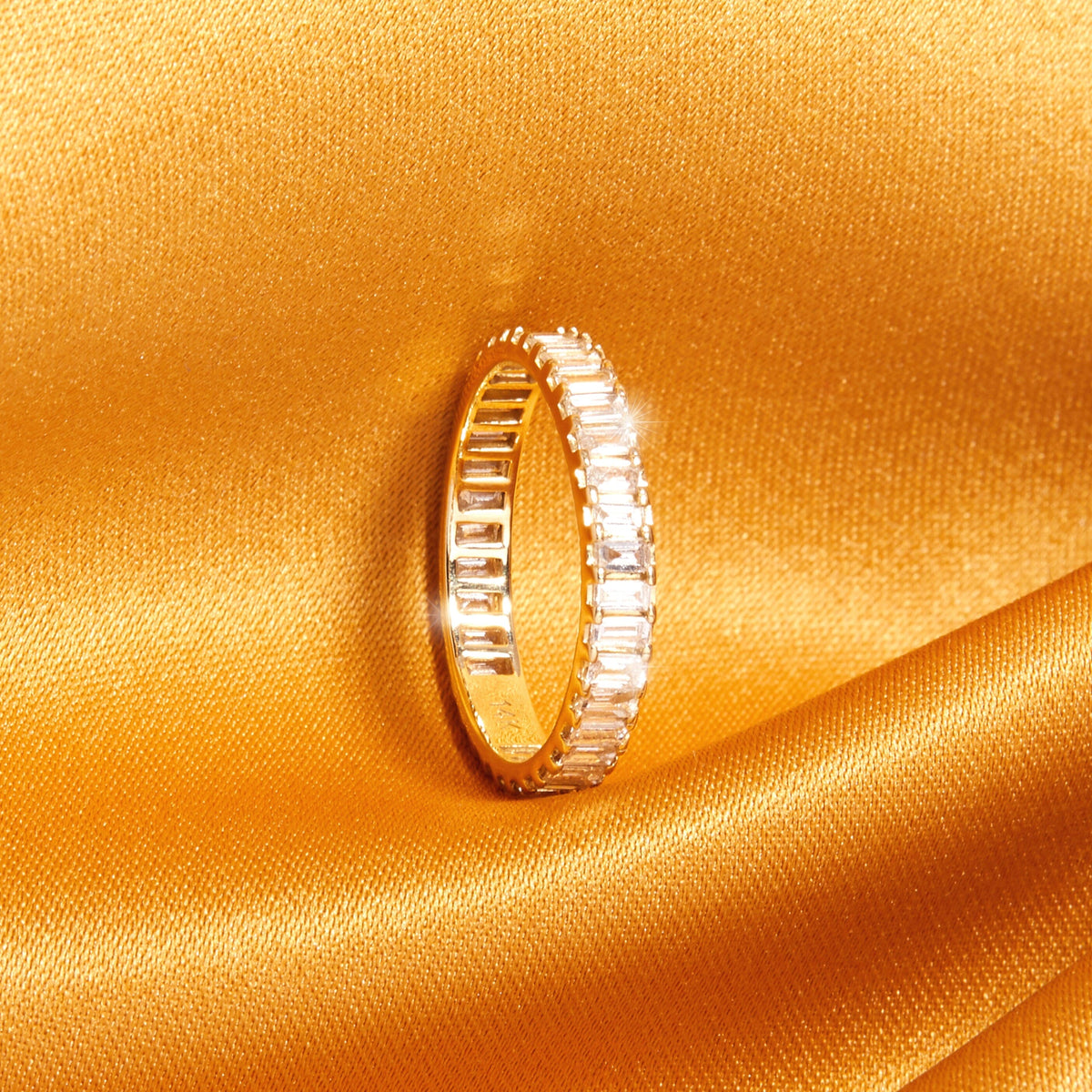 Bold Diamond Baguette Ring