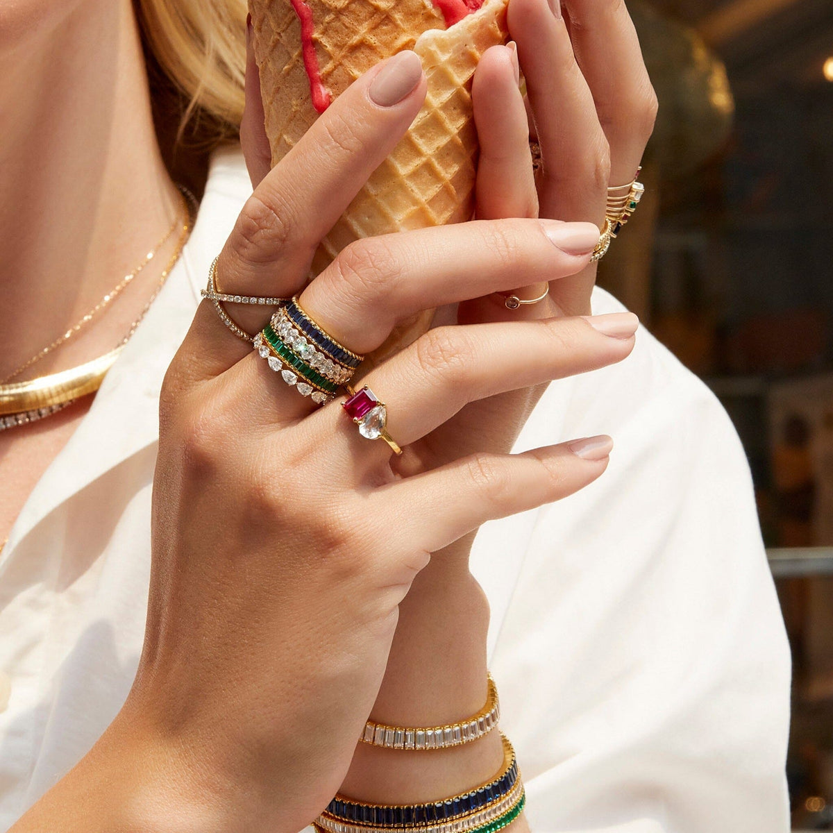 Toi et Moi Gemstone Classic Ring