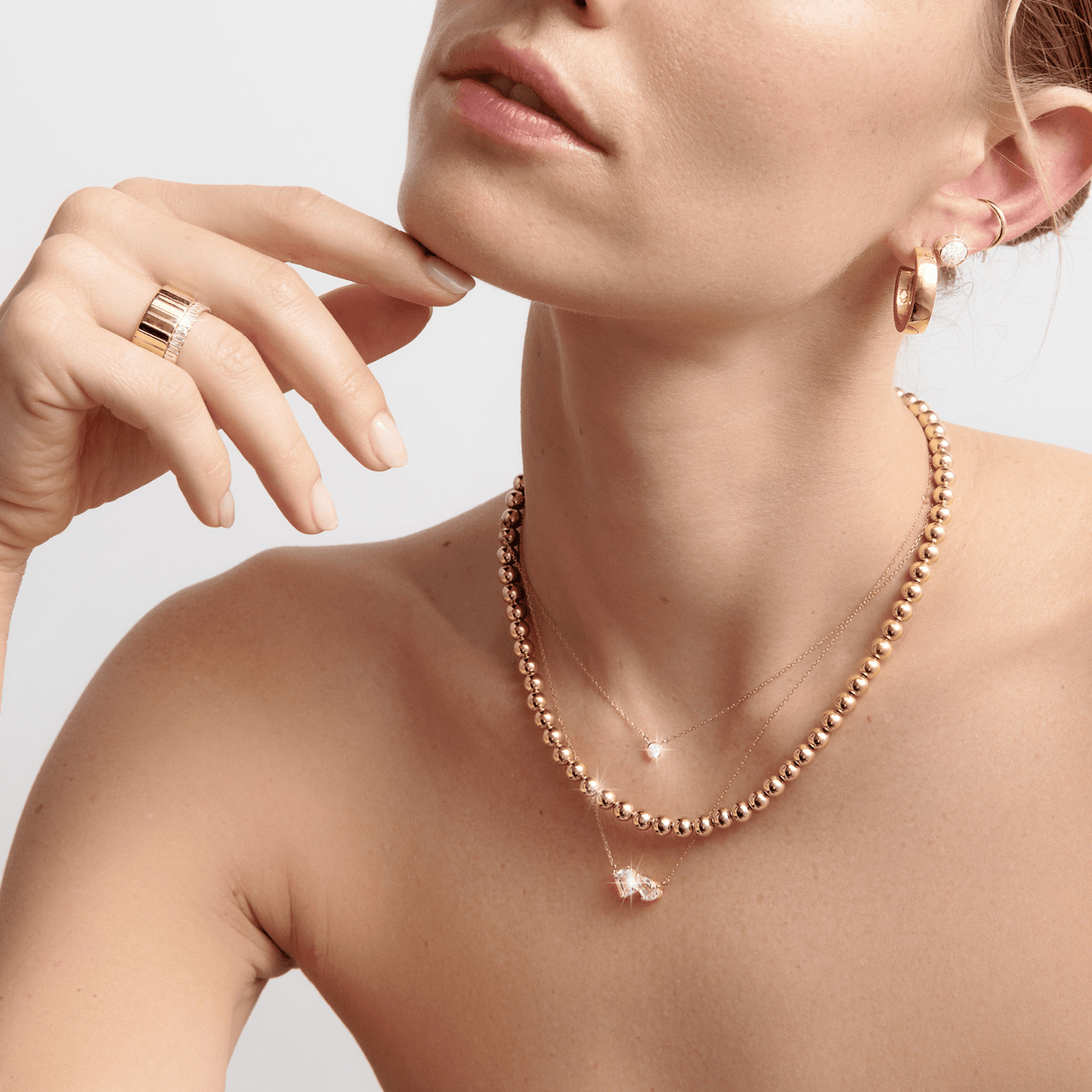 Toi et Moi Gemstone Heirloom Necklace