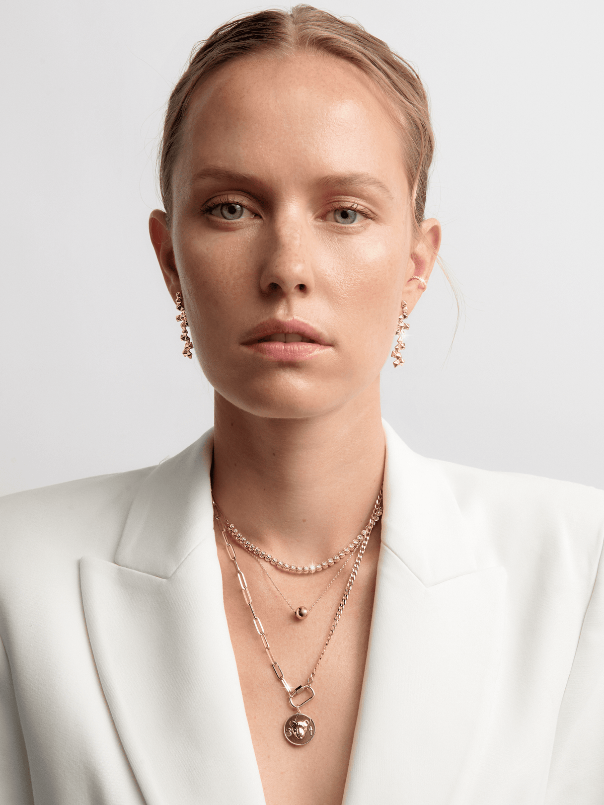 AURATE X KERRY: Lioness Pendant Necklace