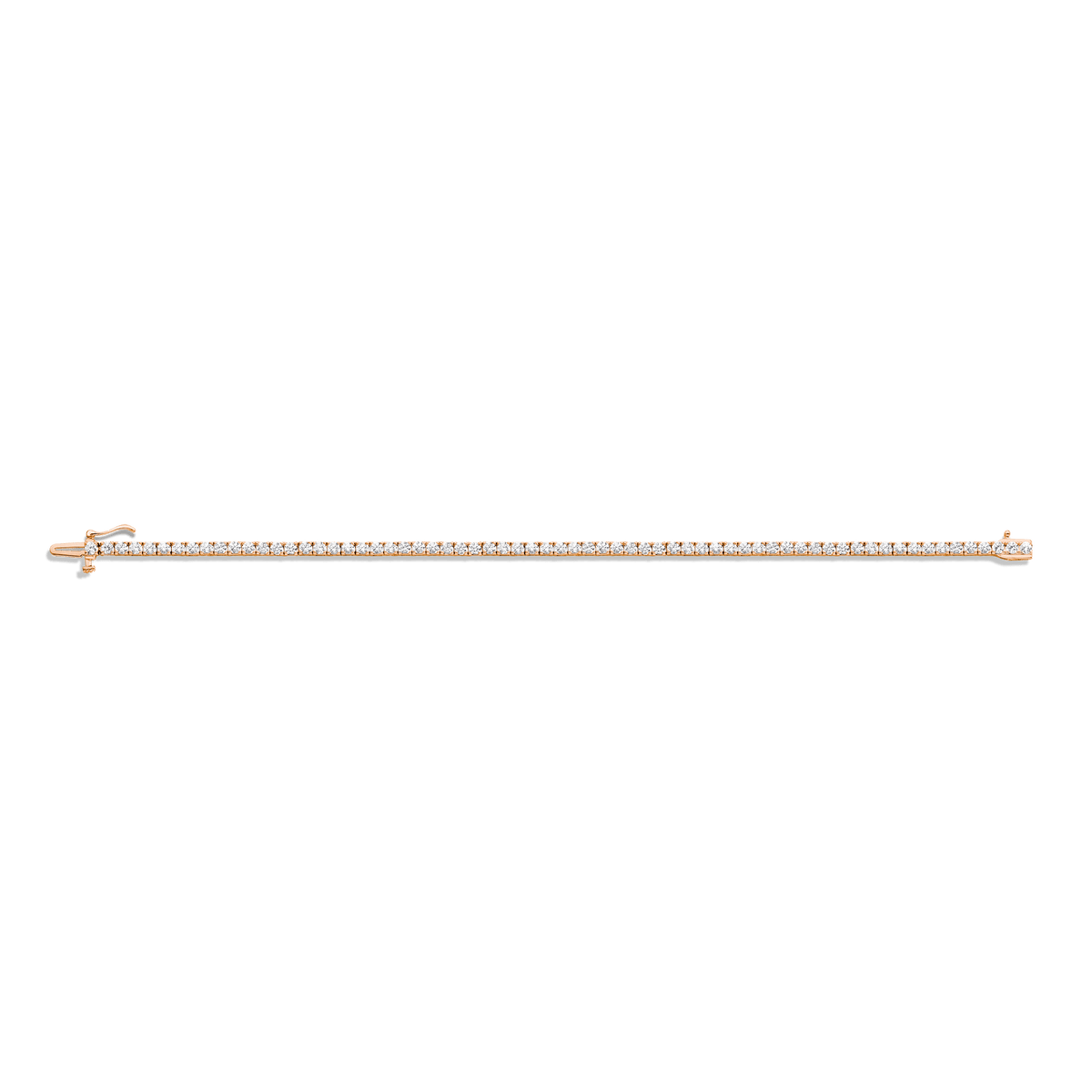 Dazzling Diamond Tennis Bracelet 14K 18K Rose Gold 6in 6.5in 7in 7.5in 3ct (XL) First