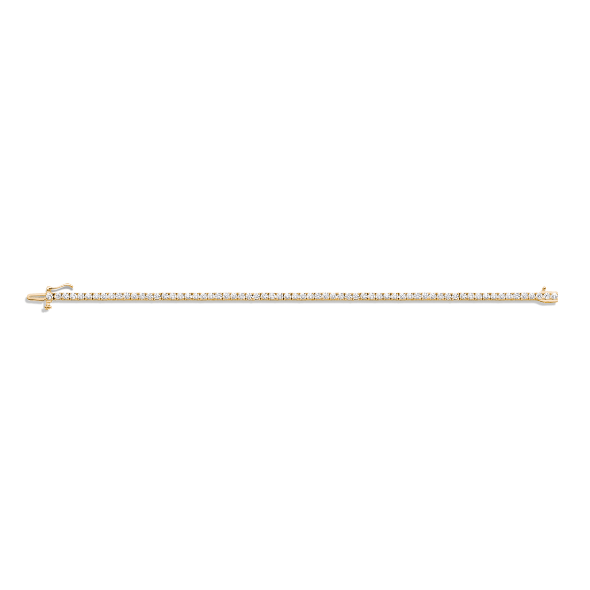 Dazzling Diamond Tennis Bracelet 14K 18K Yellow Gold 6in 6.5in 7in 7.5in 3ct (XL) First