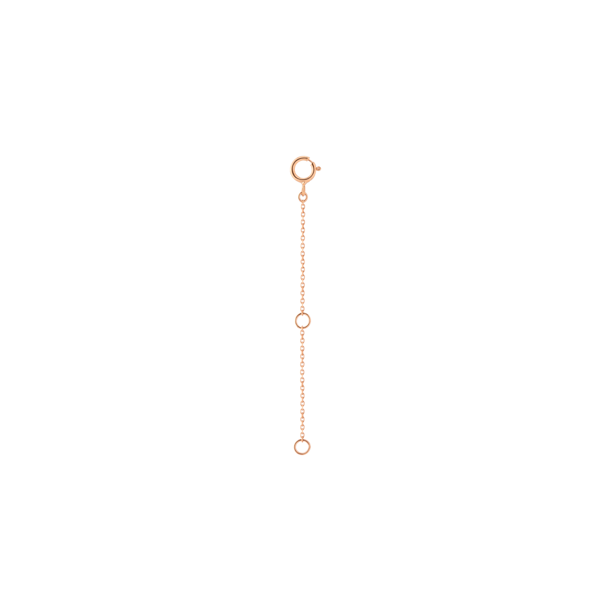 Chain Extender Vermeil 14k 18k Rose Gold 2in