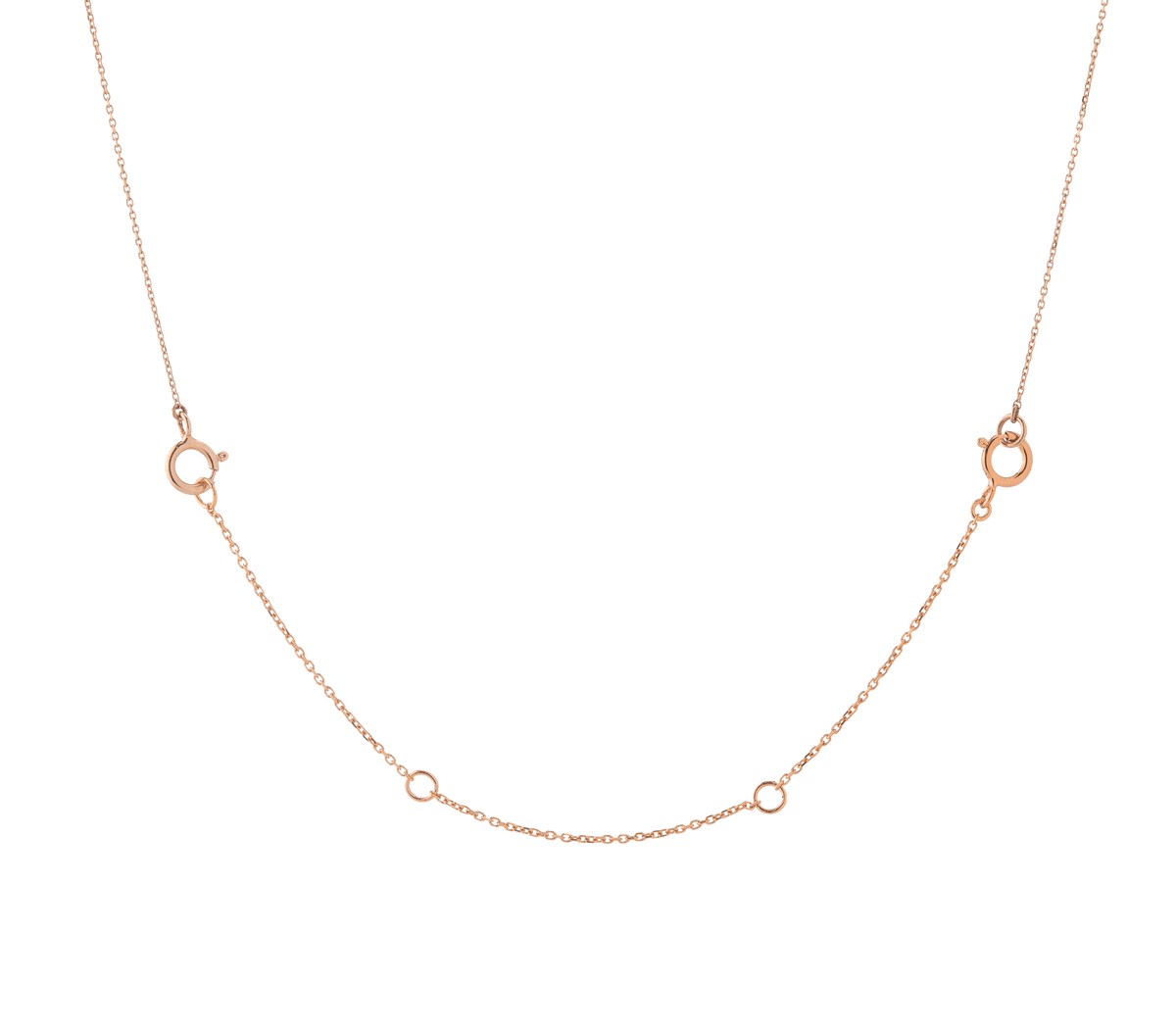 Chain Extender Vermeil 14k 18k Rose Gold 4in