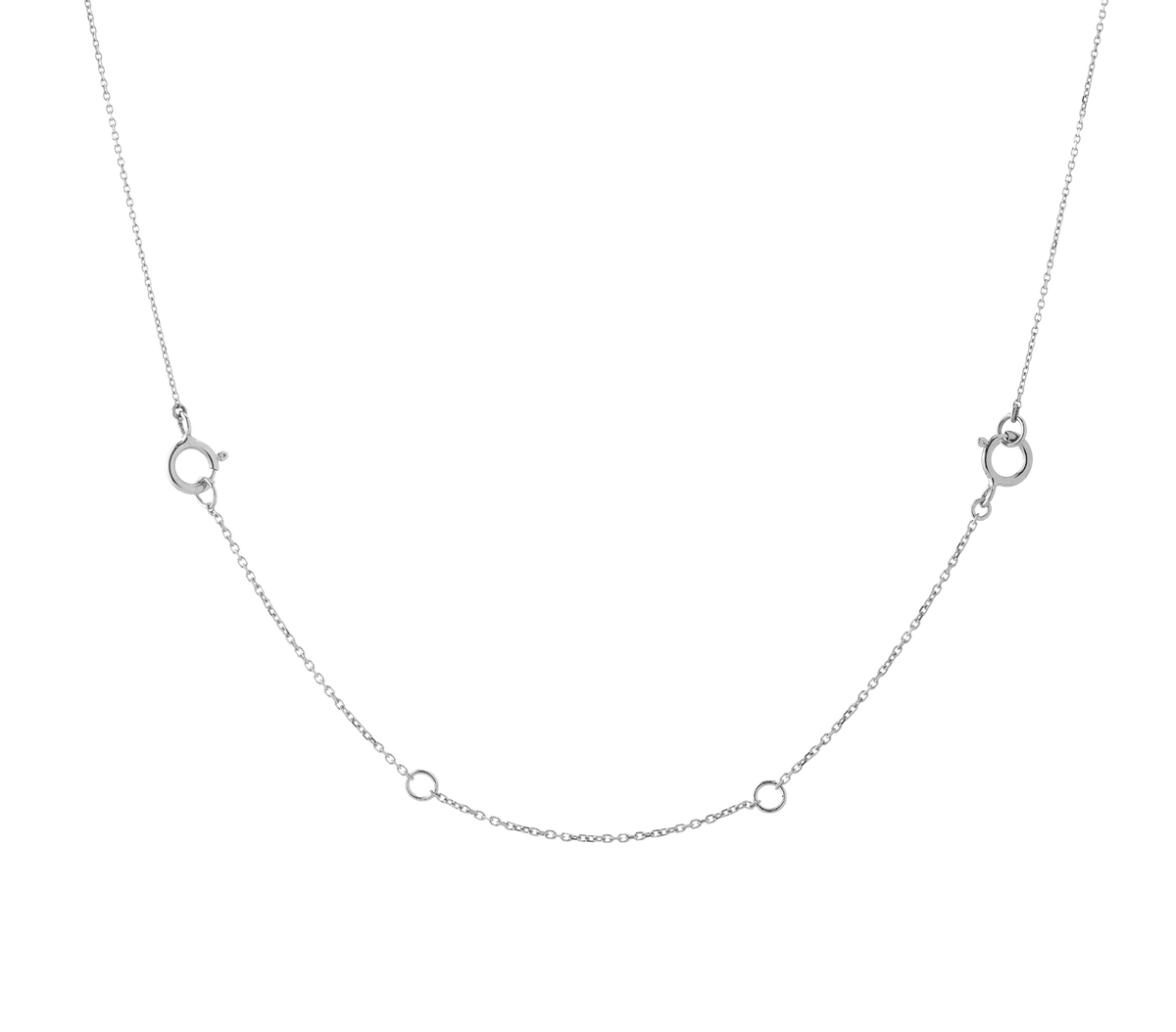 Chain Extender Vermeil 14k 18k White Gold 4in