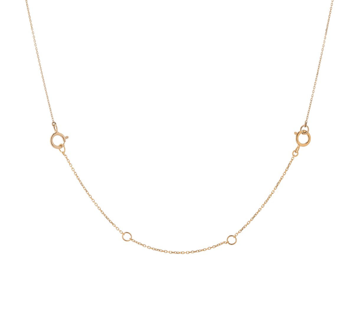 Chain Extender Vermeil 14k 18k Yellow Gold 4in