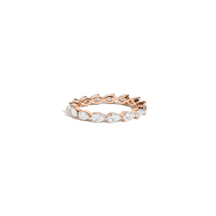 Pear Diamond Eternity Ring