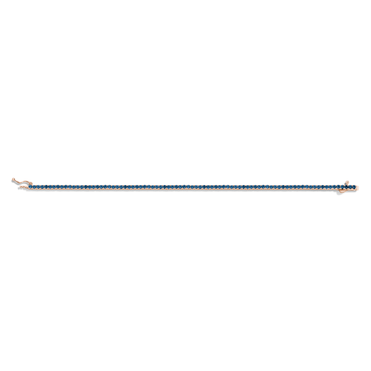 Lab Grown Blue Sapphire Tennis Bracelet