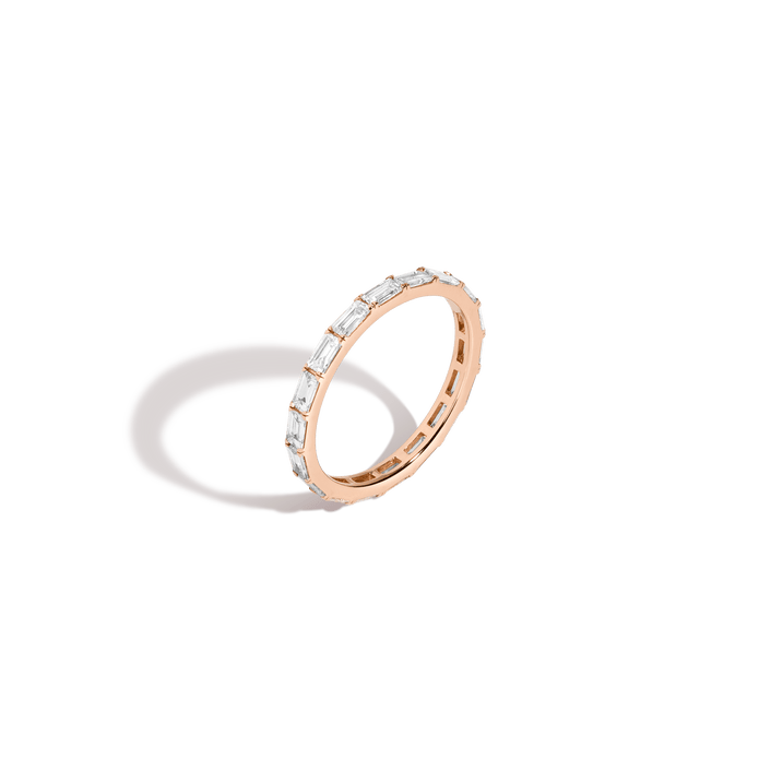 Horizontal Baguette Diamond Eternity Ring