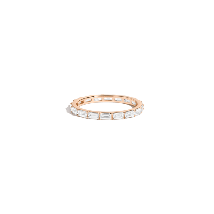 Horizontal Baguette Diamond Eternity Ring