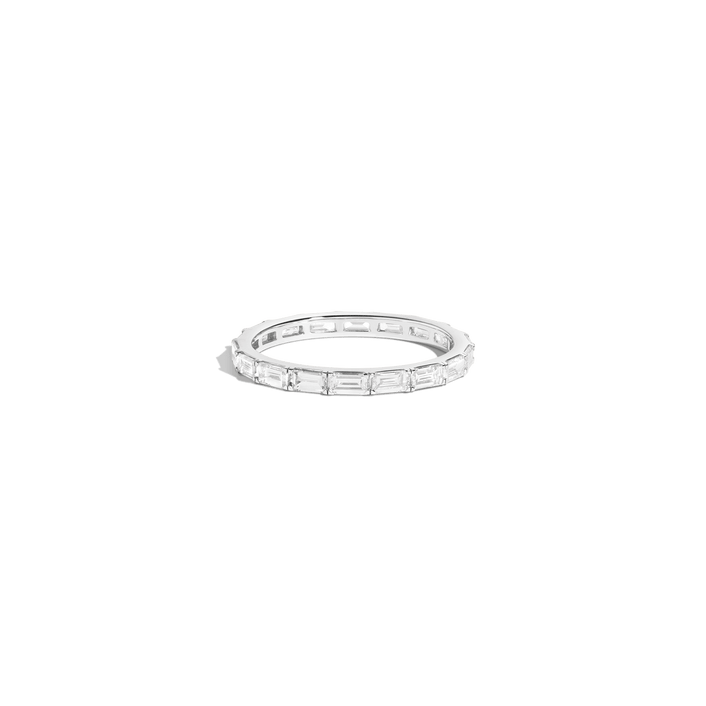 Horizontal Baguette Diamond Eternity Ring