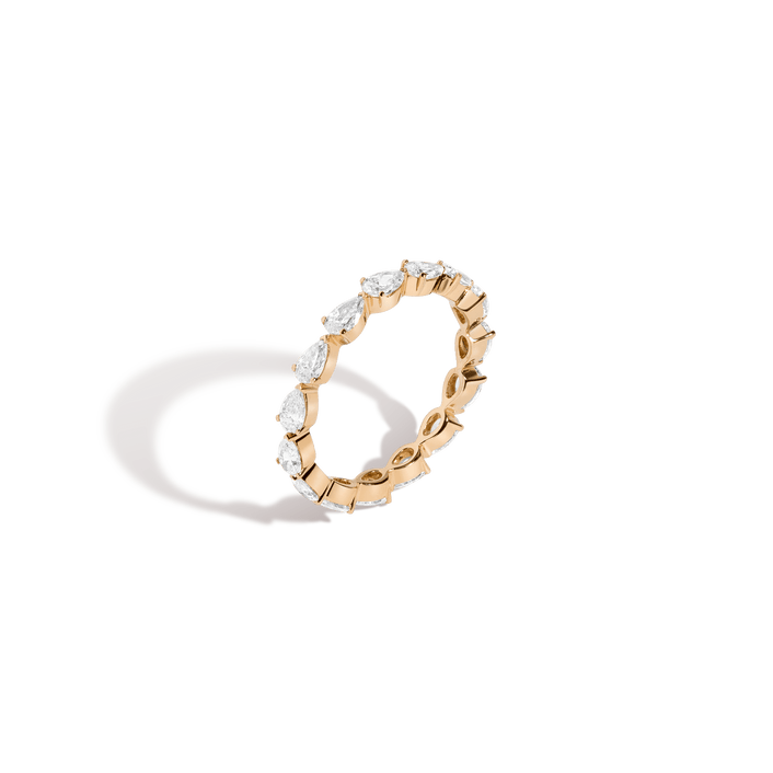 Pear Diamond Eternity Ring