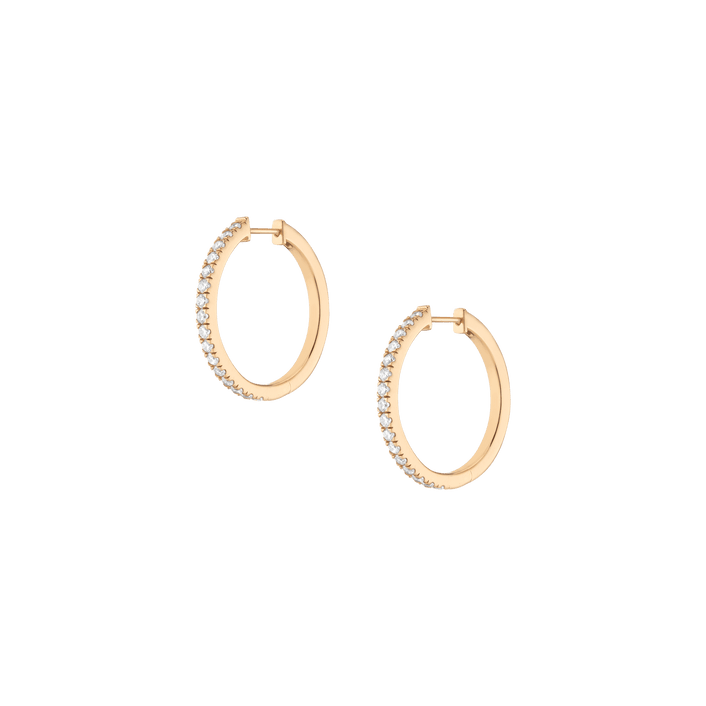 Lab Grown Diamond Hoop Earrings