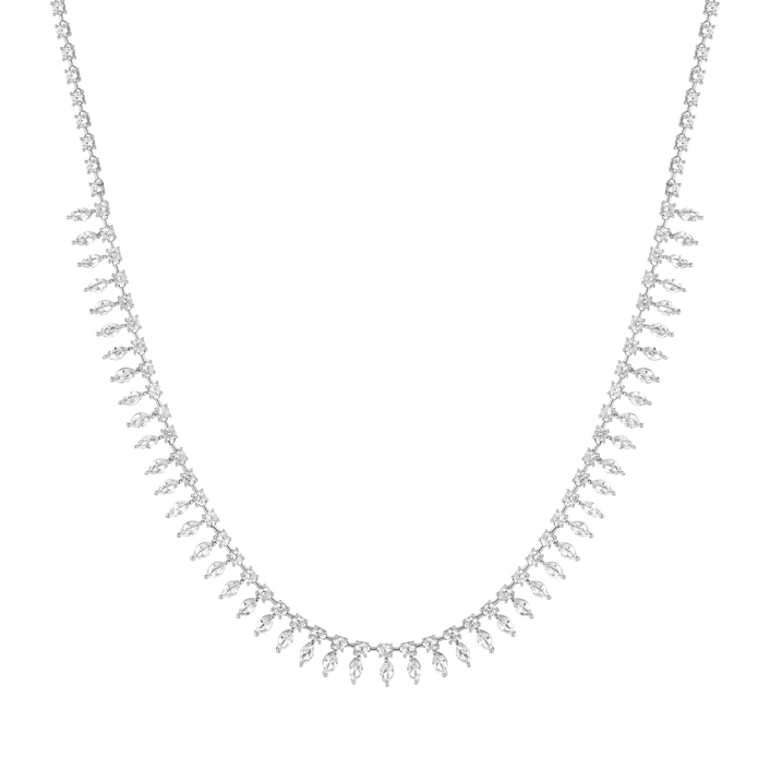 Aurate x Frye: Marquise Fringe Necklace