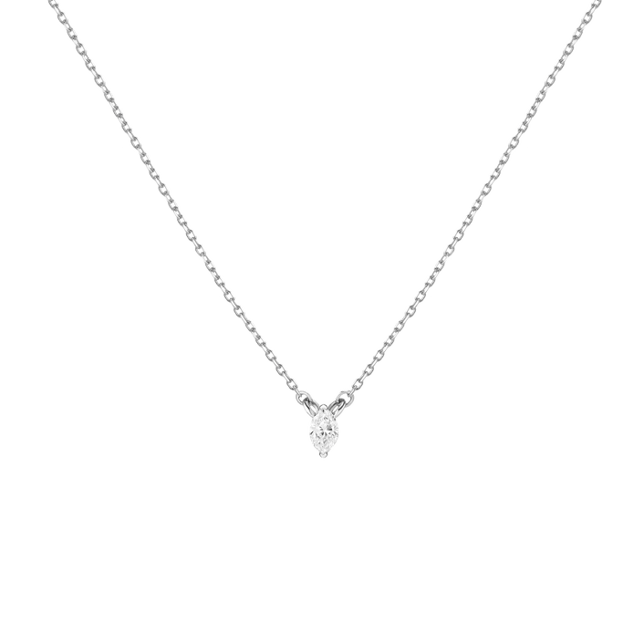 Marquise Lab Grown Diamond Solitaire Necklace