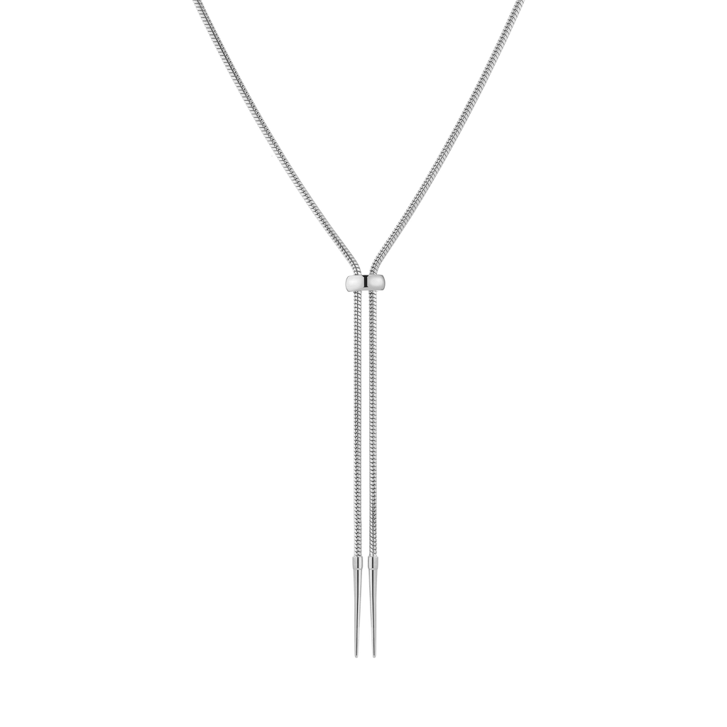 【HYERES LOR】23SS★ Erite23 SV(Y) Pave Necklace 45CM Blue & White Topaz Necklace Sterling Silver | Kay