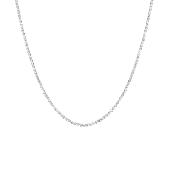 9ct Lightweight Lab Grown Diamond Tennis Necklace