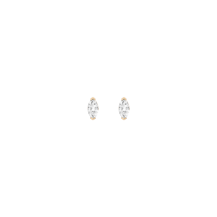 1ct Marquise Lab Grown Diamond Stud Earrings