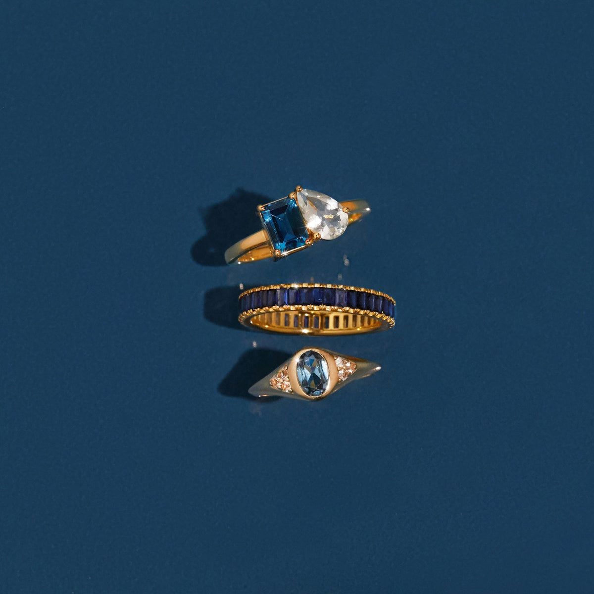 Toi et Moi Gemstone Classic Ring