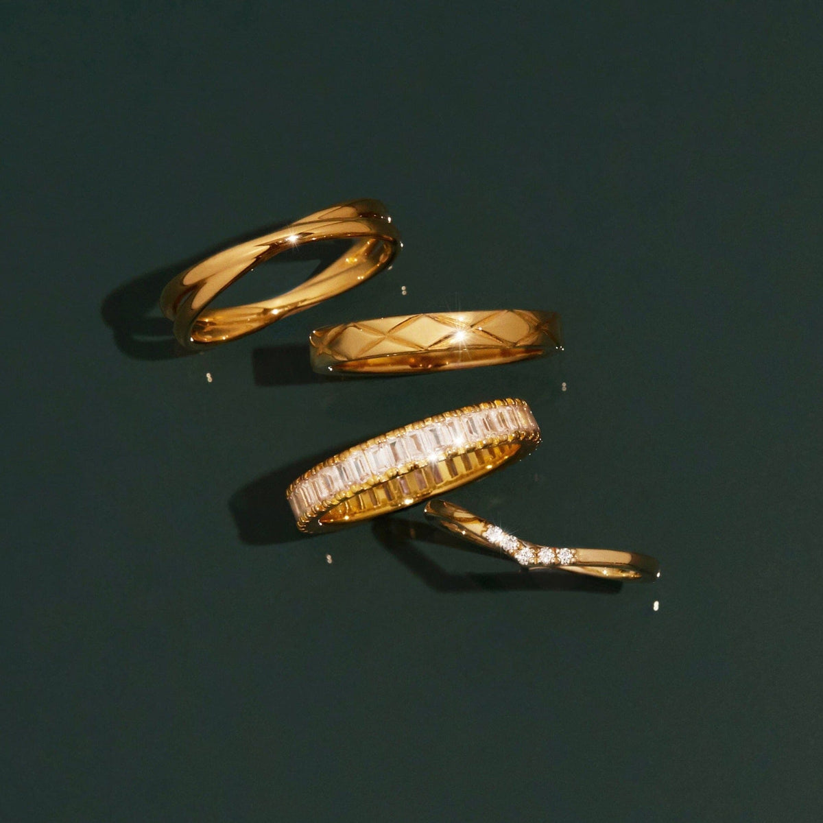 Diamond Brooklyn Bridge Ring