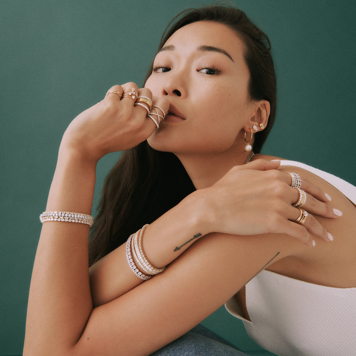 Classic Lab Grown Diamond Tennis Bracelet