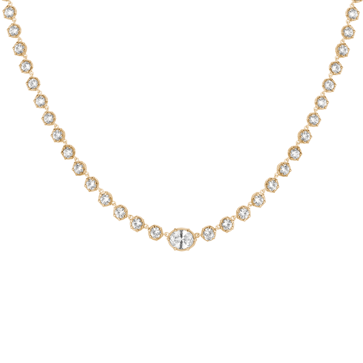 Aurate x Molly Dickson: Georgian Tennis Necklace