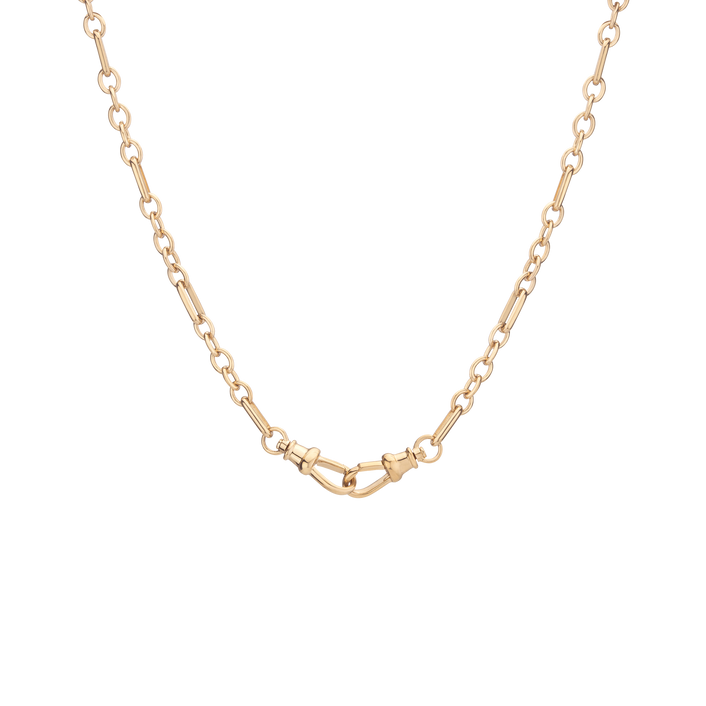 Aurate x Molly Dickson: Double Clasp Chain Necklace