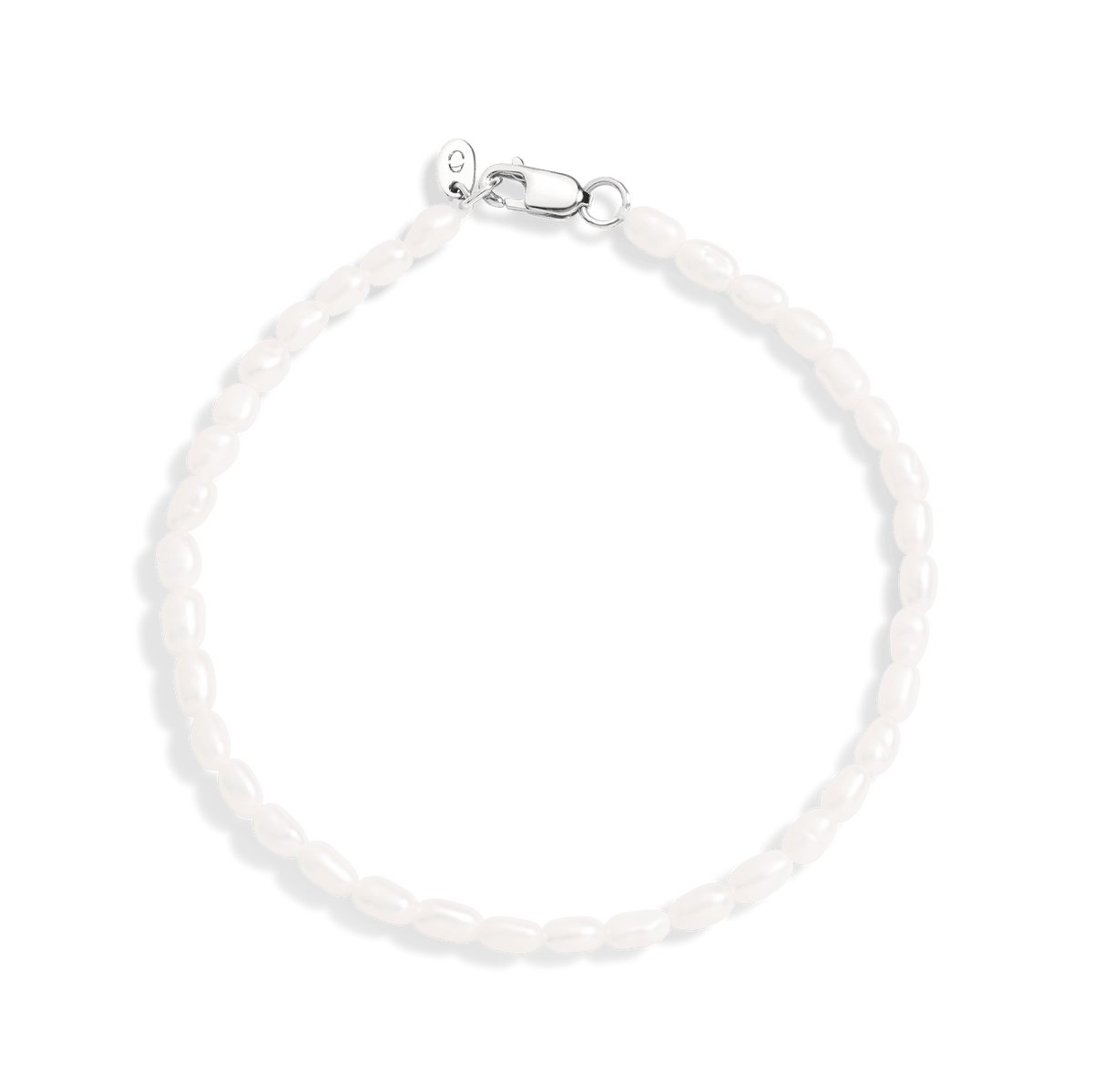 Organic Pearl Bracelet Vermeil 14k 18k White Gold 6.5in 7in 7.5in First