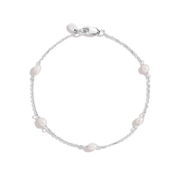 Organic Pearl Station Bracelet