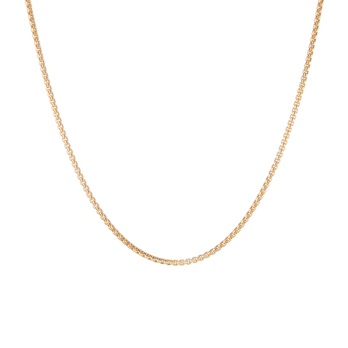 Round Box Chain Necklace