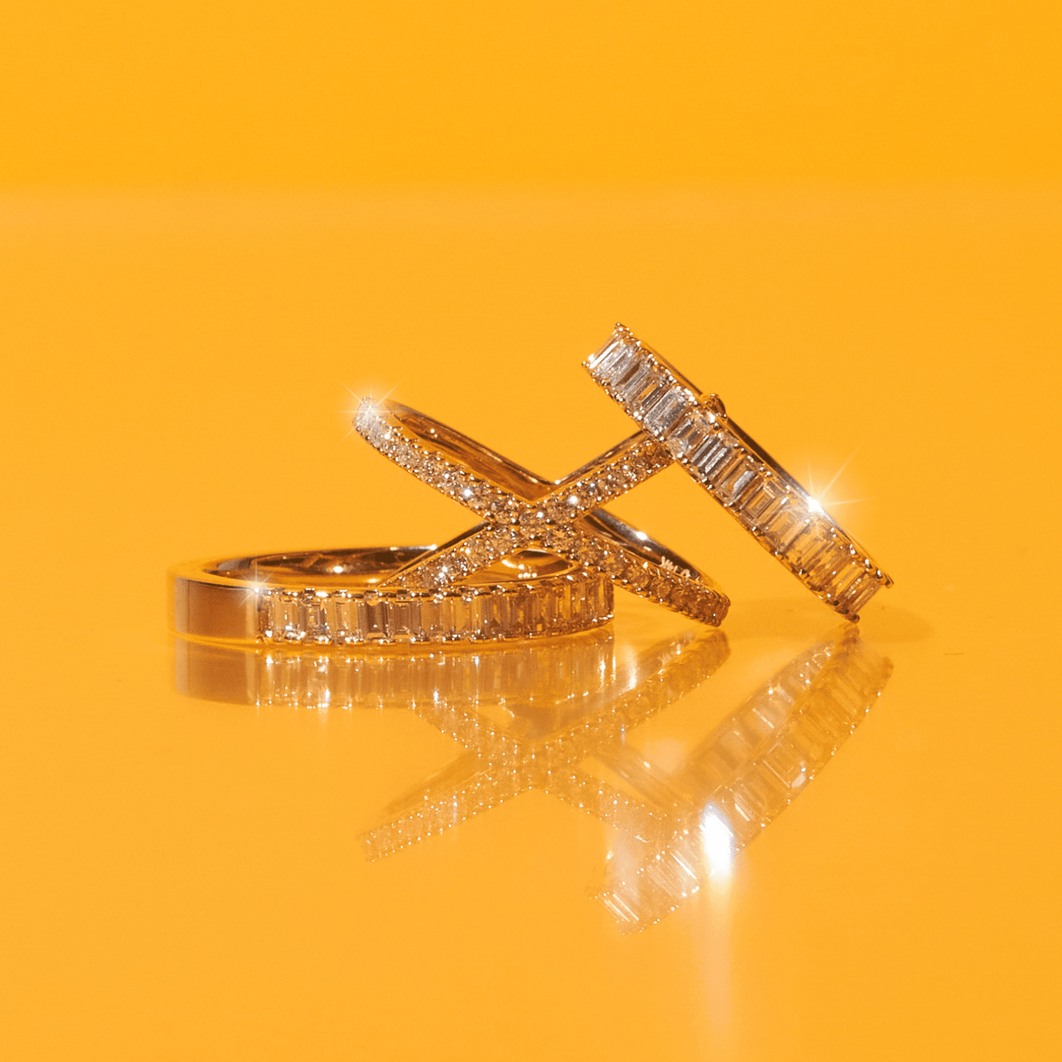 Diamond X Ring