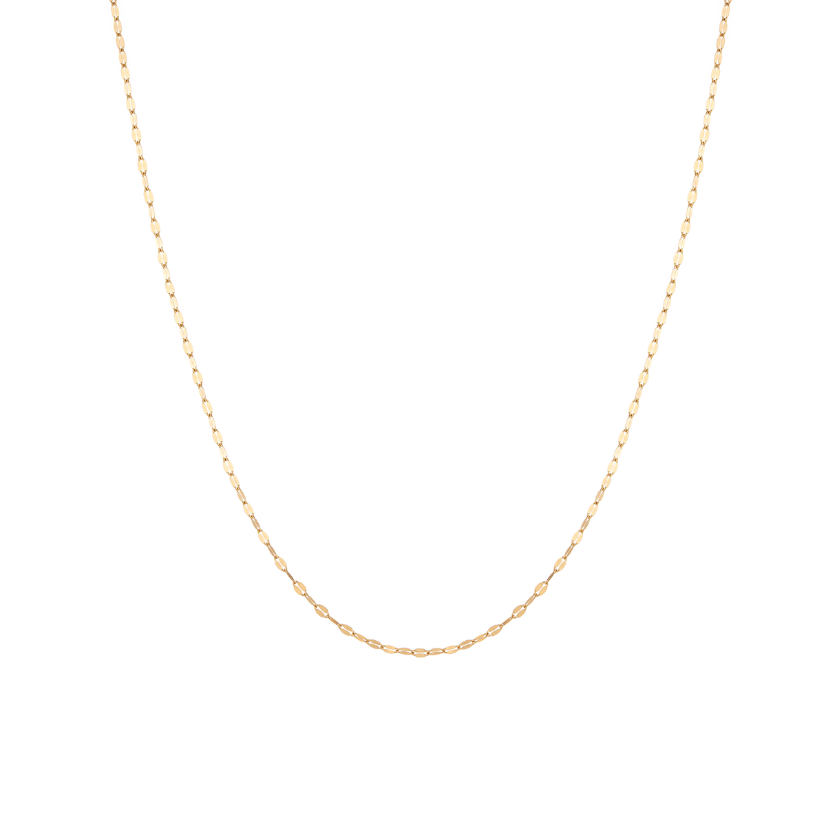 Valentino Chain Necklace Vermeil 14k Yellow Gold 16in 18in 20in 22in First
