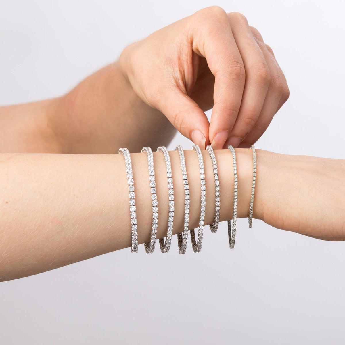 Classic Lab Grown Diamond Tennis Bracelet