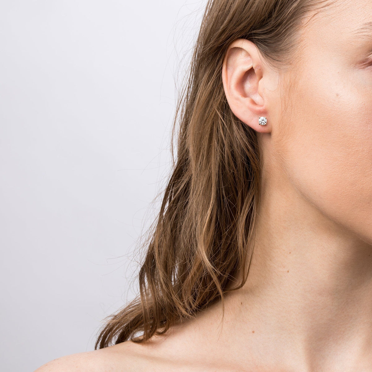 Lab Grown Diamond Stud Earrings