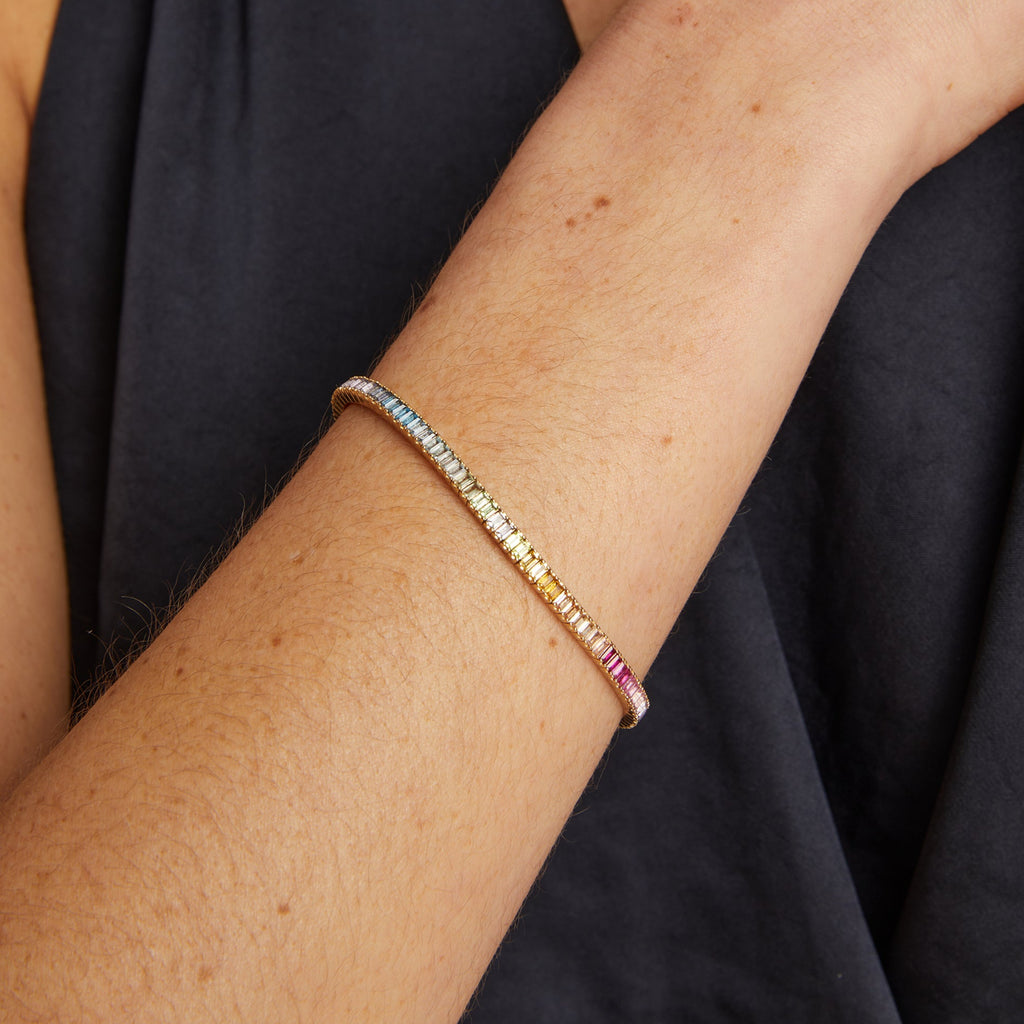 MB Rainbow Baguette Bracelet main image 0
