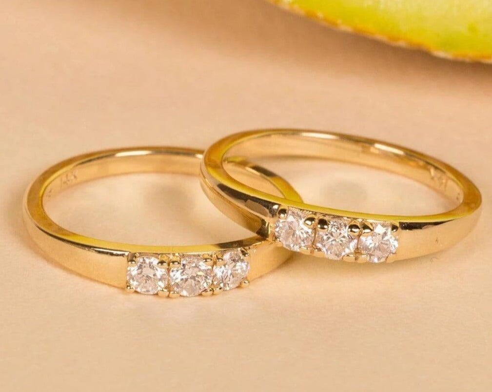 Bold Diamond Stacker Ring