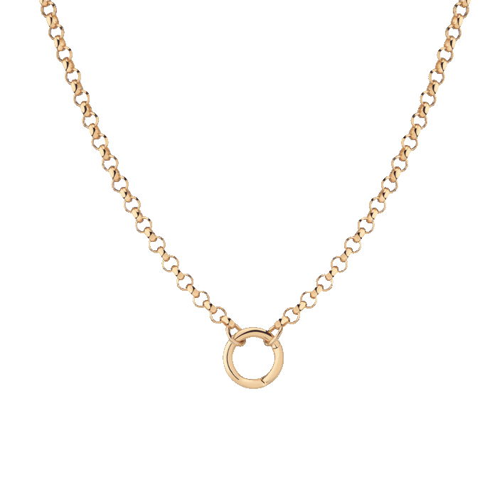 Rolo Chain Charm Necklace