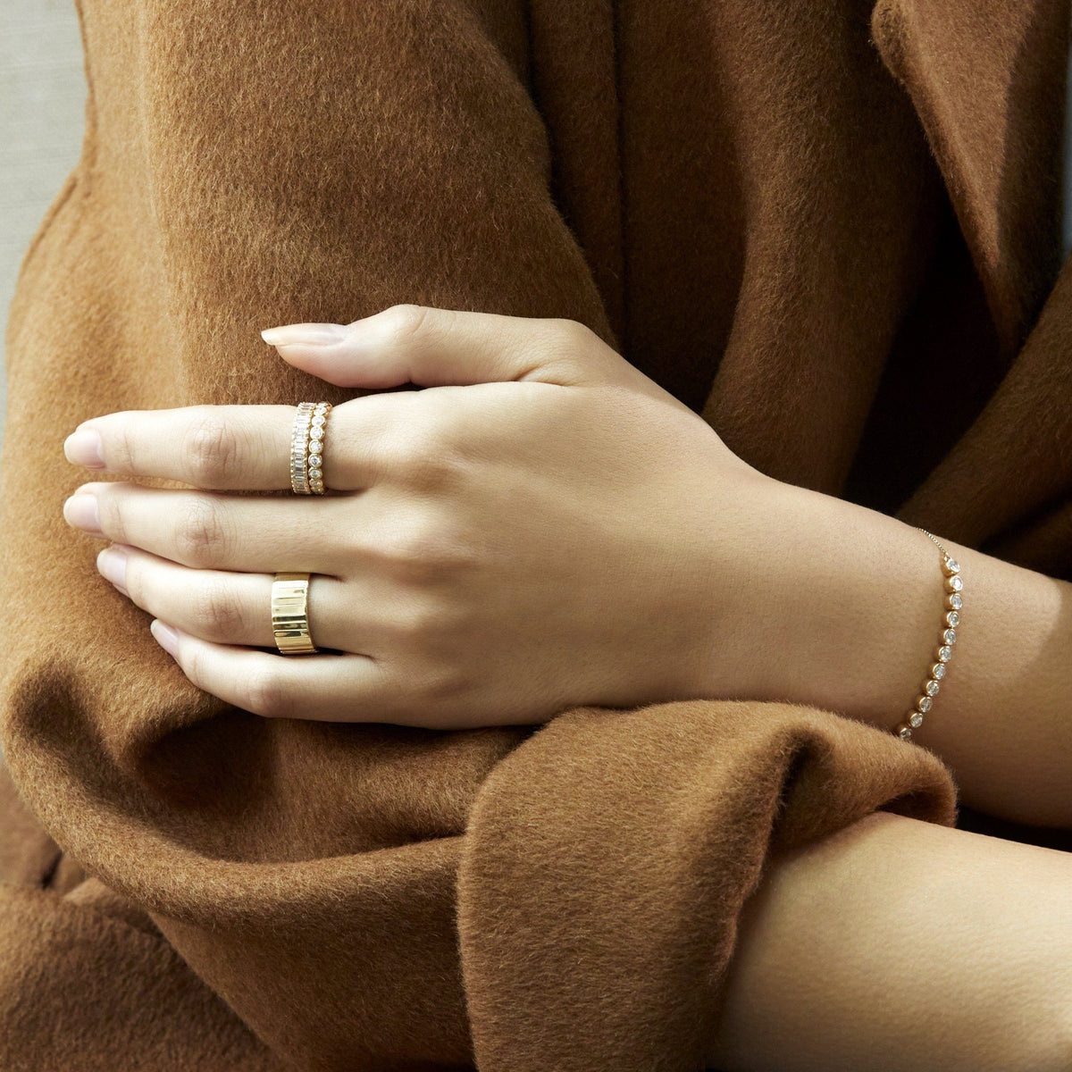 Bold Diamond Baguette Ring