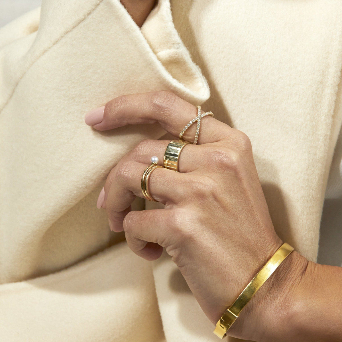 Diamond X Ring