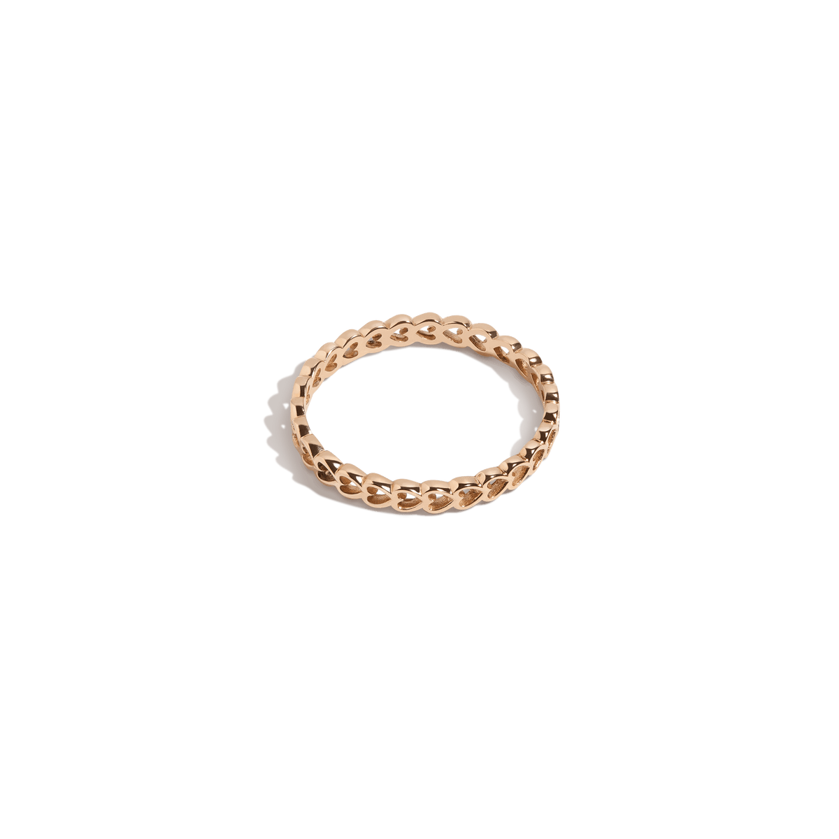 Infinity Heart Ring Yellow Gold Vermeil 14K Gold 18K Gold