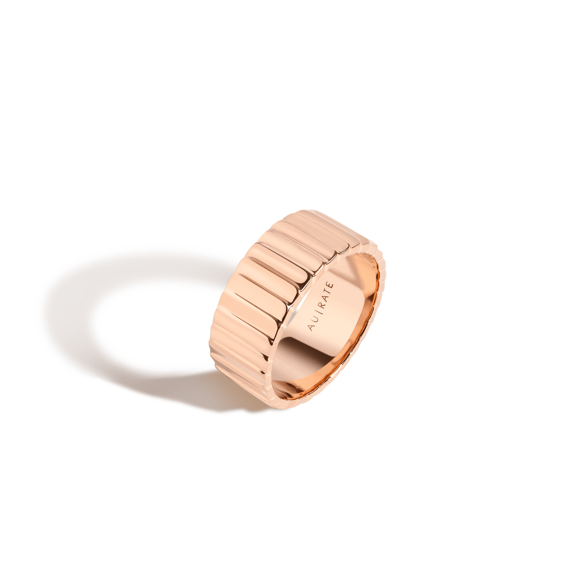 Infinity Gold Ring Rose Gold Vermeil 14K Rose Gold 18K Rose Gold White Diamonds First
