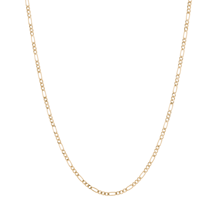 Medium Gold Figaro Chain Necklace