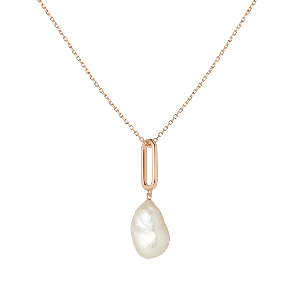 Organic hot sale pearl necklace