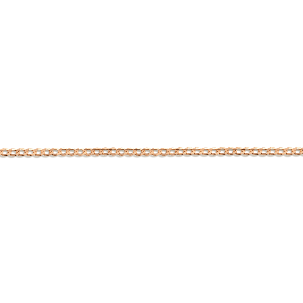 Aurate New York Medium Gold Curb Chain Necklace