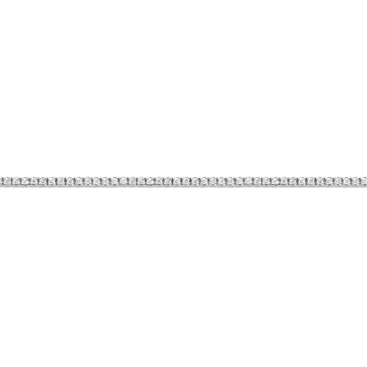 Dazzling Diamond Tennis Bracelet 14K 18K White Gold 6in 6.5in 7in 7.5in 1ct (Medium)