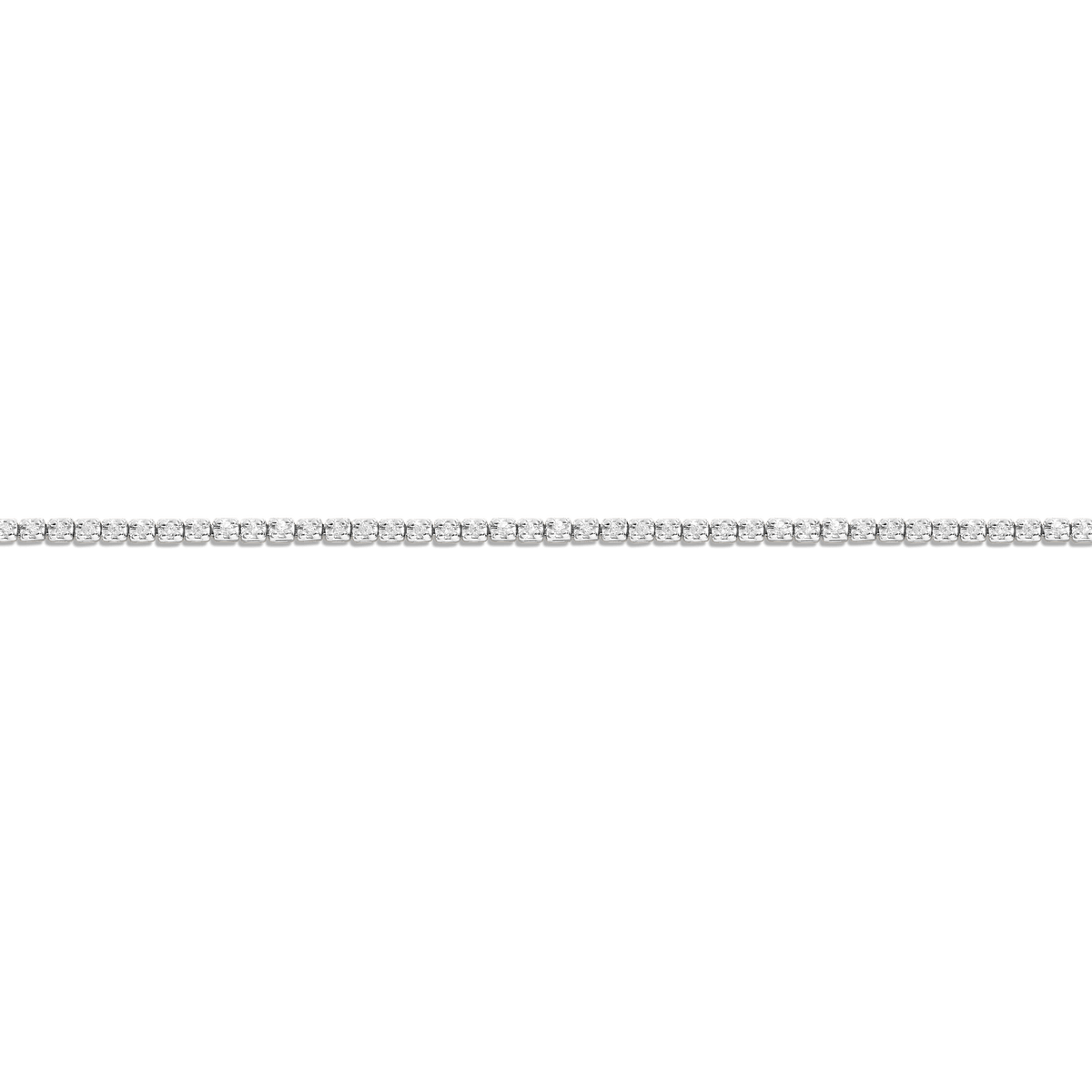 Dazzling Diamond Tennis Bracelet 14K 18K White Gold 6in 6.5in 7in 7.5in half ct (Small)