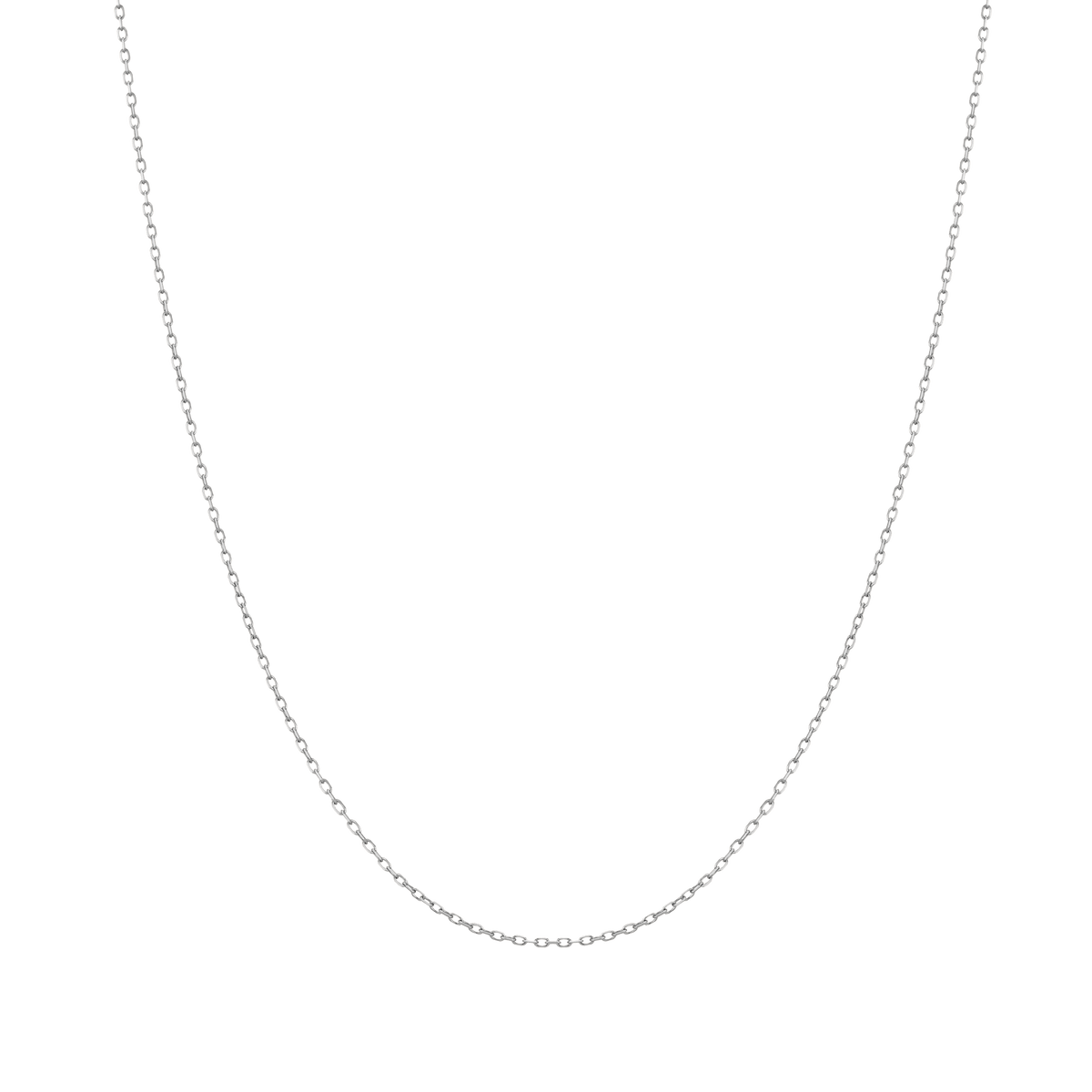 Diamond Cut Chain Necklace 14K 18K White Gold First