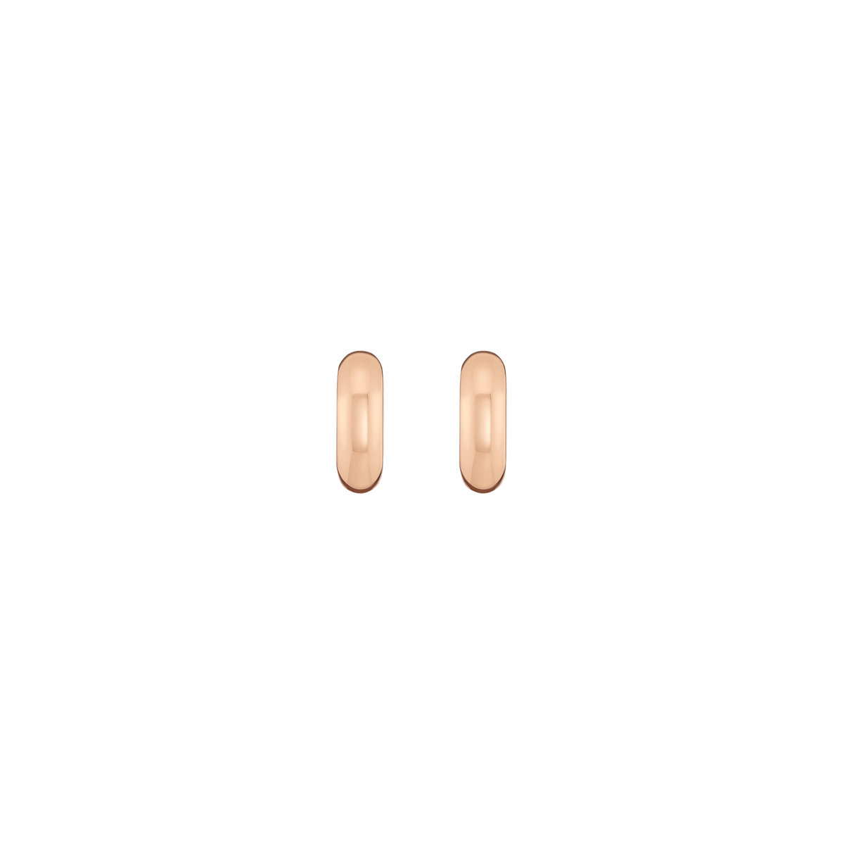 Small Gold Chunky Hinged Hoop Earrings Vermeil 14K 18K Rose Gold Single Pair