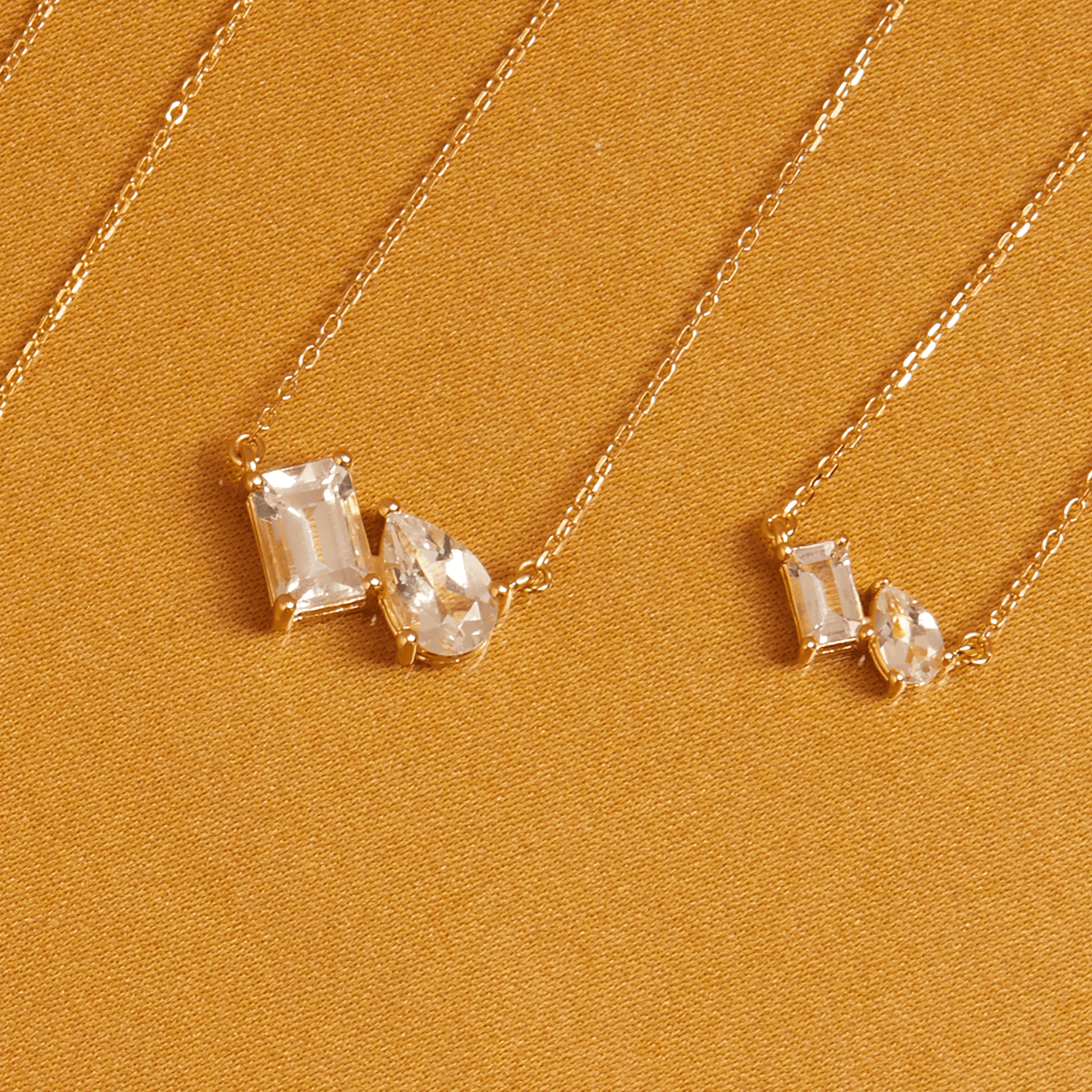 Toi et Moi Gemstone Heirloom Necklace