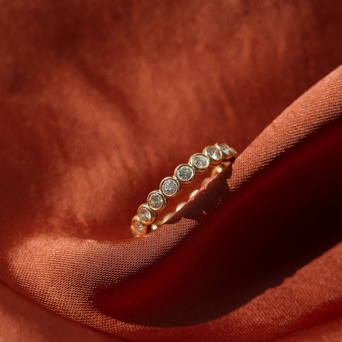 Diamond Bezel Eternity Ring